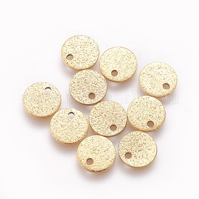 Ion Plating(IP) 304 Stainless Steel Charms&nbsp;STAS-E455-02G-8mm-1