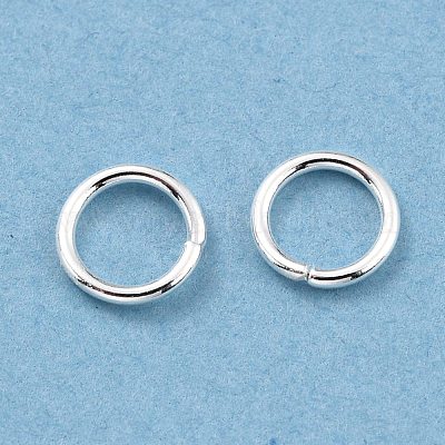 Rack Plating Brass Open Jump Rings&nbsp;KK-O139-18U-S-1