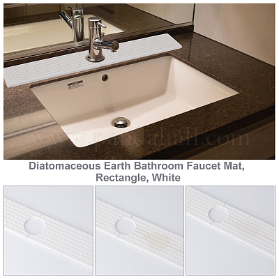 Diatomaceous Earth Bathroom Faucet Mat&nbsp;FIND-WH0139-816B-1