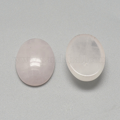 Natural Rose Quartz Cabochons&nbsp;G-R415-8x10-48-1