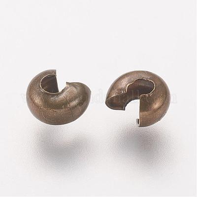 Iron Crimp Beads Covers&nbsp;IFIN-H028-NFAB-NF-1