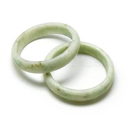 Natural Jade Bangles&nbsp;BJEW-R296-03-1