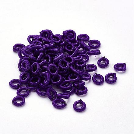 Polyester Weave Beads&nbsp;WOVE-N003-40-1