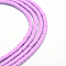 Handmade Polymer Clay Beads, Disc/Flat Round, Heishi Beads, Plum, 8x0.5~1mm, Hole: 2mm, about 380~400pcs/strand, 17.7 inch
