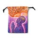 Printed Velvet with Linen Storage Bags&nbsp;AJEW-D058-01C-1