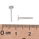 925 Sterling Silver Stud Earring Findings&nbsp;X-STER-T002-200S-3