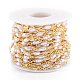 Handmade CCB Plastic Imitation Pearl Beaded Chains&nbsp;CHC-M021-29LG-3