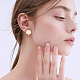 Brass Ear Stud Findings&nbsp;KK-BC0005-29G-7