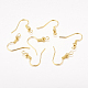 Brass Earring Hooks&nbsp;X-KK-S075-G-1