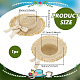 Straw Hat for Dolls&nbsp;DOLL-WH0002-42A-2