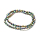 Electroplate Glass Bead Strands&nbsp;EGLA-R045-7x6mm-03-2