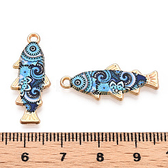Alloy Enamel Pendants&nbsp;FIND-C037-16G-01-1
