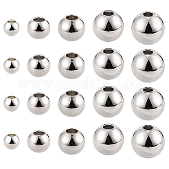 250Pcs 5 Styles Rack Plating Brass Spacer Beads&nbsp;KK-PA0001-02P