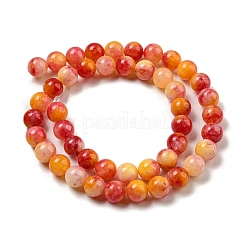 Natural Dyed Yellow Jade Beads Strands&nbsp;G-Q160-A01-01C