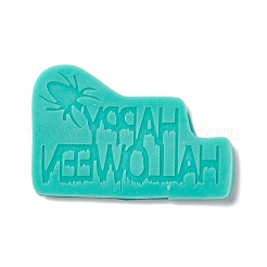DIY Word Happy Halloween Food Grade Silicone Molds&nbsp;DIY-G057-A14