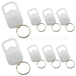8Pcs Stainless Steel Keychains&nbsp;AJEW-CN0004-56