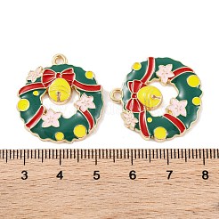 Christmas Theme Rack Plating Alloy Pendants&nbsp;FIND-M020-04G-04