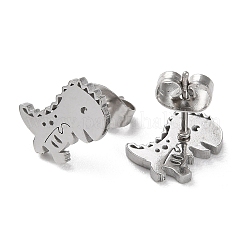 Non-Tarnish 304 Stainless Steel Stud Earrings&nbsp;X-EJEW-B022-06P