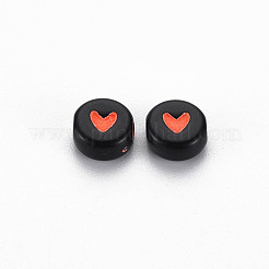 Opaque Black Acrylic Beads&nbsp;MACR-S273-40