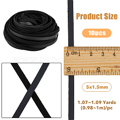 10Pcs Flat PU Leather Cord&nbsp;WL-DC0001-02A