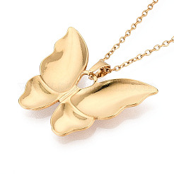 304 Stainless Steel Pendant Necklaces&nbsp;NJEW-T018-19G