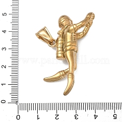 304 Stainless Steel Pendants&nbsp;STAS-C165-04G
