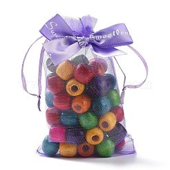 Rectangle Organza Drawstring Bags&nbsp;PAAG-PW0007-09B-08