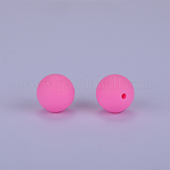 Round Silicone Focal Beads&nbsp;SI-JX0046A-89
