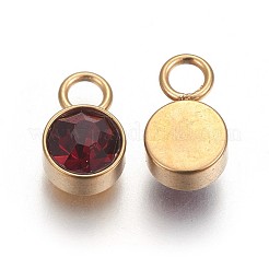 Glass Rhinestone Charms&nbsp;STAS-F189-B09