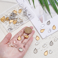30Pcs 304 Stainless Steel Earring Hooks&nbsp;STAS-SP0002-07