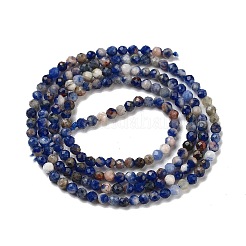 Natural Sunset Sodalite Beads Strands&nbsp;G-B088-C23-02