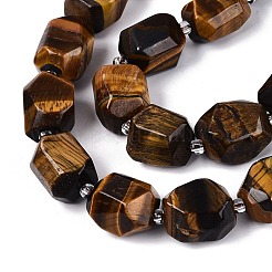 Natural Tiger Eye Beads Strands&nbsp;G-N362-07A-03