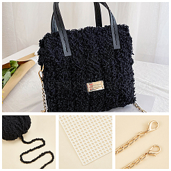 DIY Woolen Yarn Square Knitting Crochet Bags&nbsp;DIY-WH0196-53