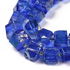 Electroplated Natural Quartz Beads Strands&nbsp;G-G767-02-M