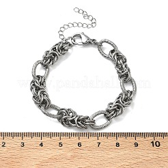 304 Stainless Steel Link Chain Bracelets for Women&nbsp;BJEW-A160-08P