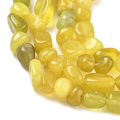 Natural Olive Jade Beads Strands&nbsp;GG-CBA9392-22