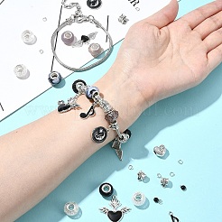 DIY Alloy & Brass European Style Bracelet Making Kits&nbsp;DIY-FS0007-23