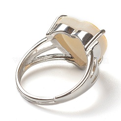 Adjustable Natural Shell Finger Rings&nbsp;RJEW-H540-A