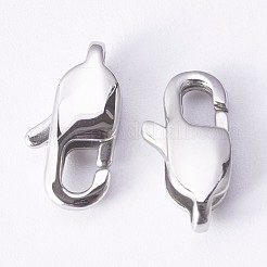 Tarnish Resistant 304 Stainless Steel Lobster Claw Clasps&nbsp;STAS-P190-06