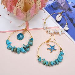154Pieces DIY Ocean Style Earring Making Kits&nbsp;DIY-CJ0001-62