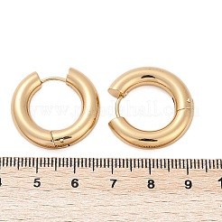 202 Stainless Steel Huggie Hoop Earrings&nbsp;EJEW-O087-08B-G
