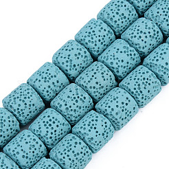 Synthetic Lava Rock Beads Strands&nbsp;G-S359-171