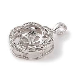 925 Sterling Silver Peg Bail Pendants&nbsp;STER-B003-03P