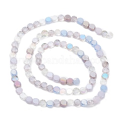 Gradient Color Electroplate Glass Bead Strands&nbsp;X1-GLAA-E042-03A