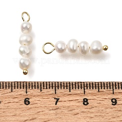Natural Freshwater Pearl Beaded Pendants&nbsp;PA-CBAF2FA-04G