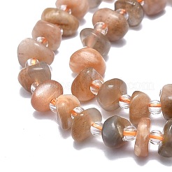 Natural Multi-Moonstone Beads Strands&nbsp;G-F715-068