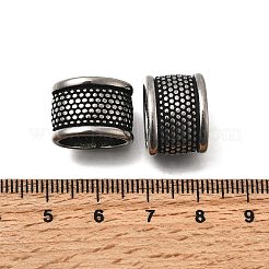 304 Stainless Steel Tube Beads&nbsp;STAS-D382-09AS