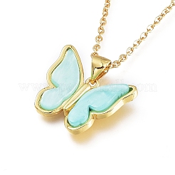 Brass Pendant Necklaces&nbsp;NJEW-L146-32