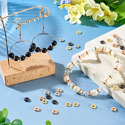 40Pcs 4 Colors Brass Spacer Beads&nbsp;KK-TADJ0001-09C