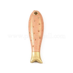 Brass Enamel Pendants&nbsp;KK-CBAF17A-06G